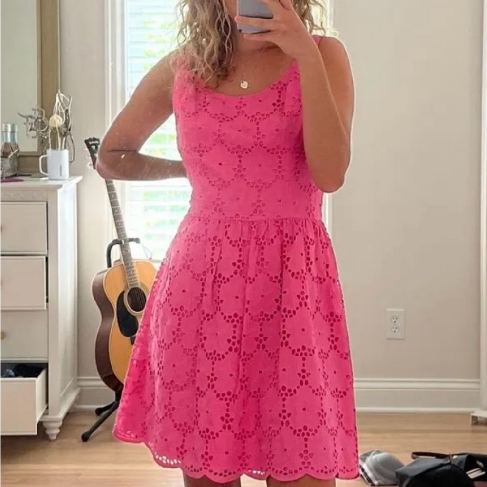 Lilly Pulitzer Pink Eyelet Dress